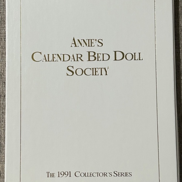 1991 Annie's Calendar Bed Doll Collector Pattern Complete Crochet  Bonus Bridal! - Picture 6 of 6